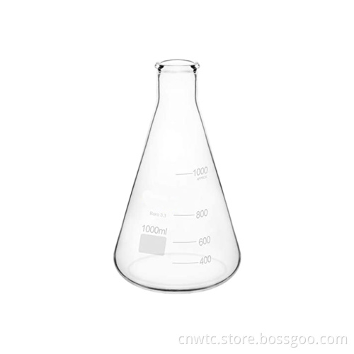50ml Borosilicate Glass Conical Erlenmeyer Flask Bottles for Laboratory Use